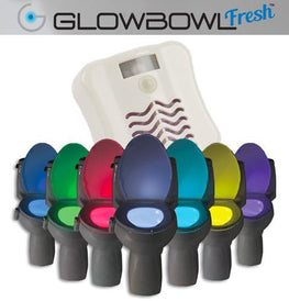 Tzumi auraLED Glow Bowl LED Toilet Night Light - White, 1 ct